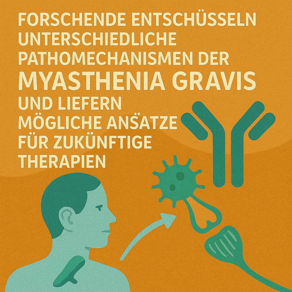 Titelgrafik: Durchbruch in der Myasthenia-gravis-Forschung